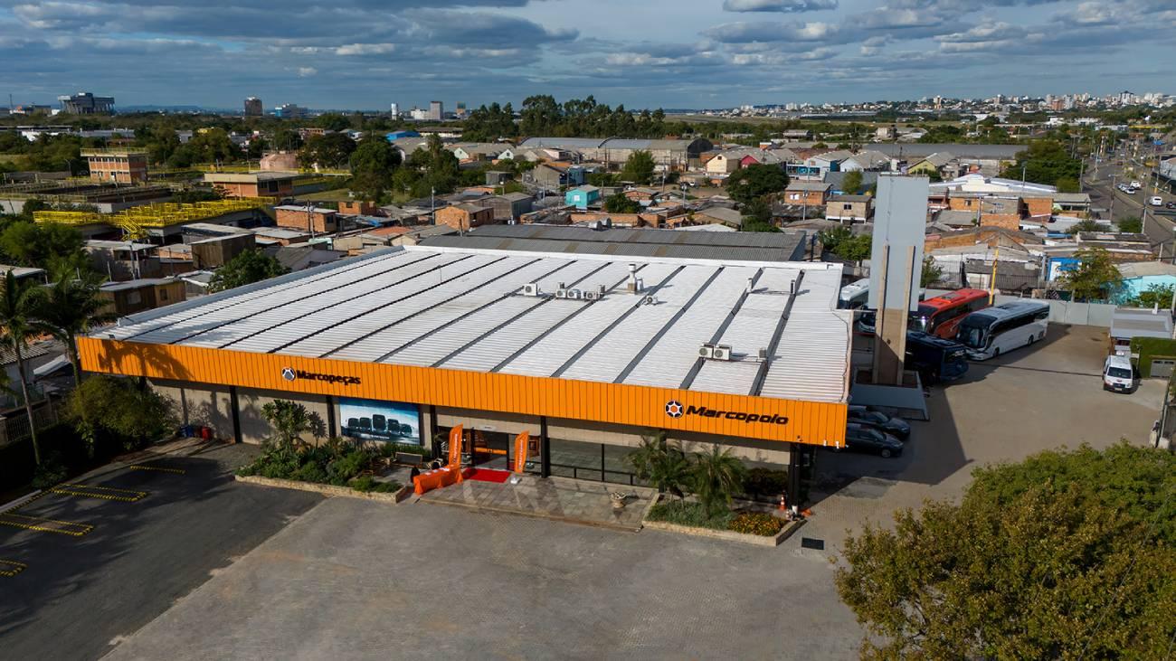 Marcopeças, representante Marcopolo no Rio Grande do Sul, reinaugura operação em Porto Alegre