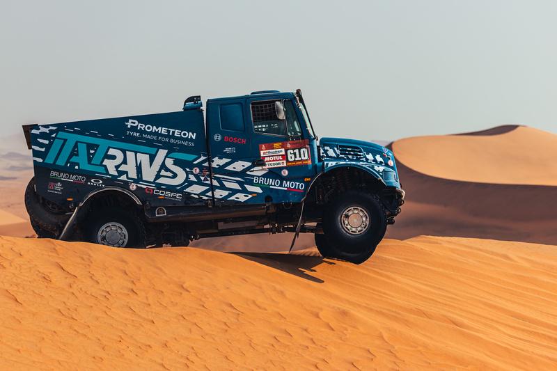Pneus Prometeon nos caminhões vencedores do Rally Dakar 2026