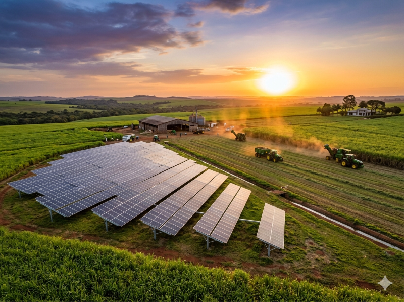 Energia solar transforma produtividade do agronegócio