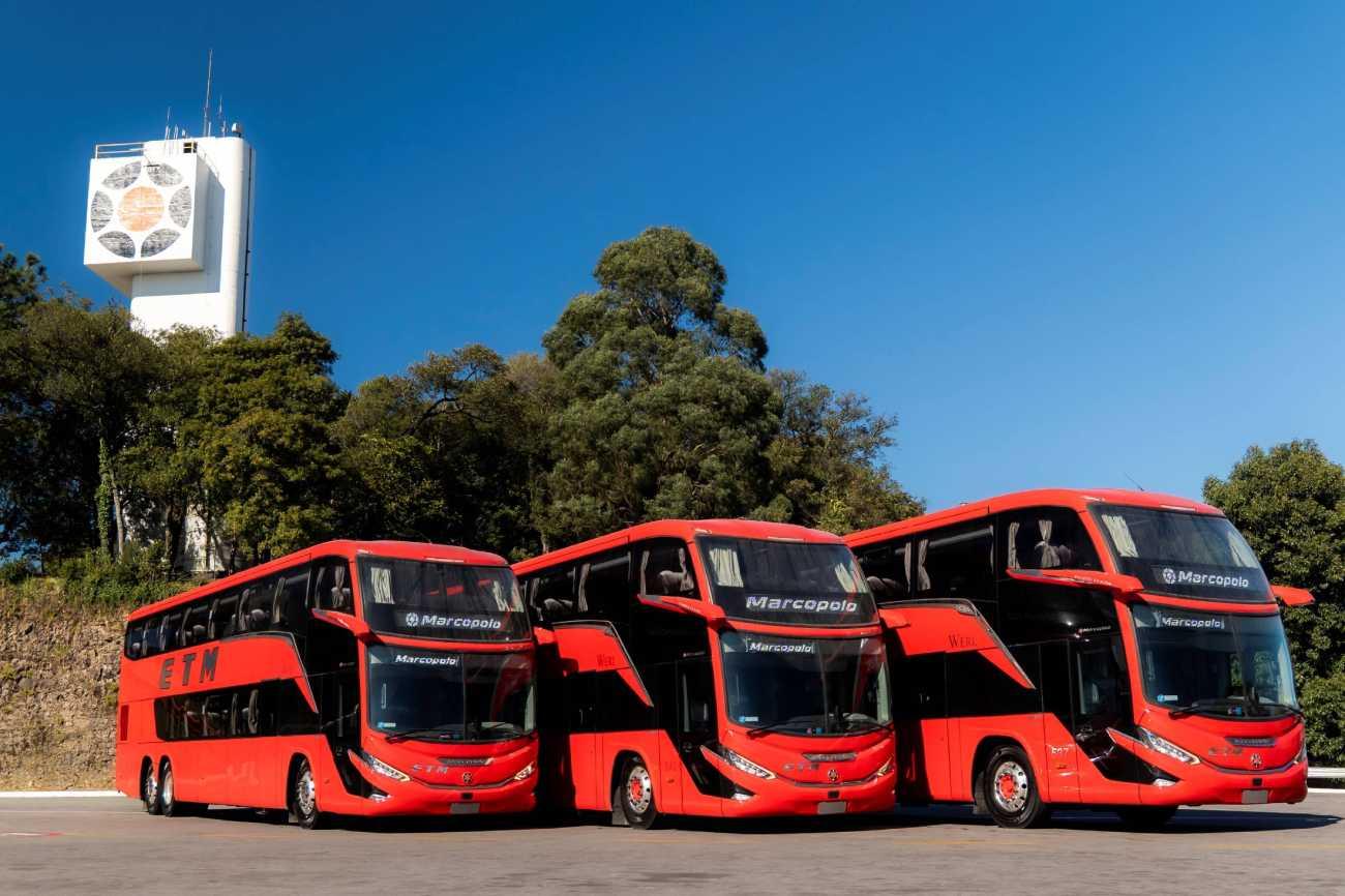  ETM, do Chile, renova frota com 36 ônibus Paradiso G8 1800 DD