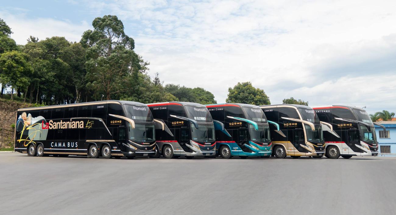 Marcopolo amplia presença no Paraguai com fornecimento de 30 ônibus ao Grupo La Santaniana
