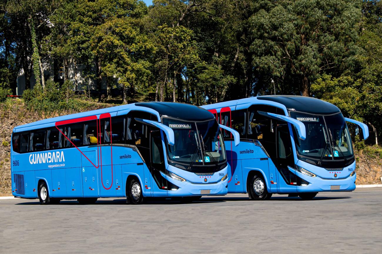Grupo Guanabara incorpora 70 novos ônibus Marcopolo e reforça modernização de sua frota rodoviária
