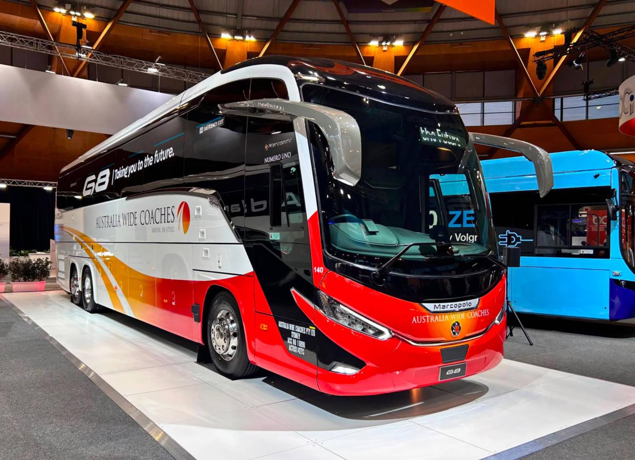 Marcopolo Austrália celebra a entrega do ônibus elétrico nº 500 e apresenta soluções para os principais segmentos do transporte