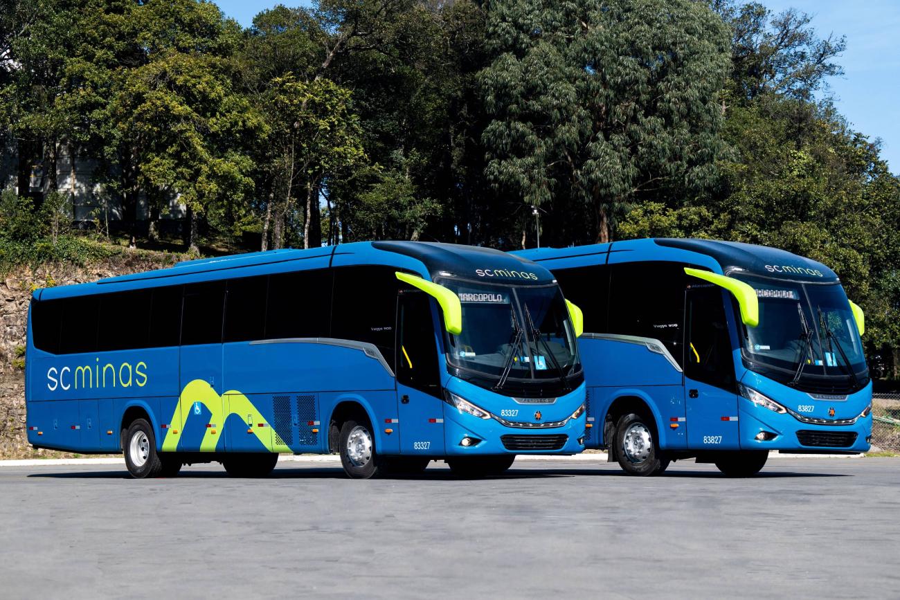 Marcopolo fornece 36 ônibus Viaggio G8 900 para ampliação da frota da SC Minas