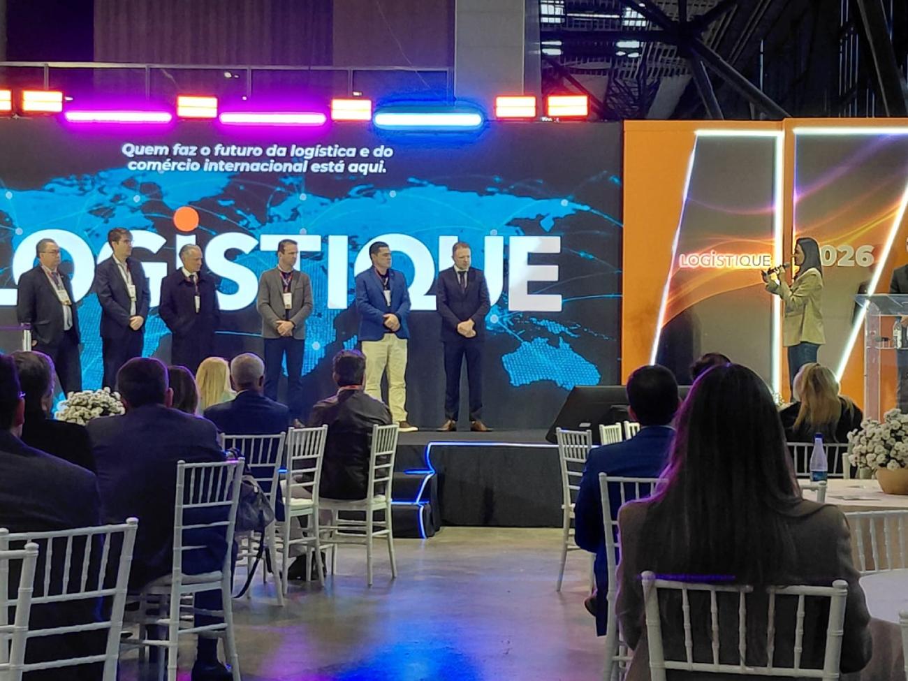 Autoridades catarinenses marcaram presença na abertura da Logistique 2026 