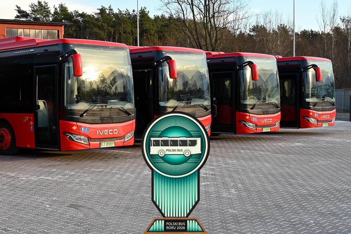 IVECO Bus Crossway Low Entry Elec é o ônibus do ano na Polônia, na Categoria Intercity