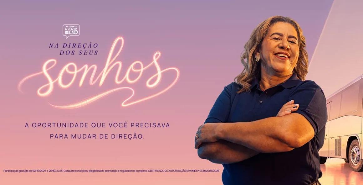 Mercedes-Benz lança primeira fase da 5ª edição da promoção “Na Direção dos Seus Sonhos” e impulsiona a formação de novas motoristas profissionais