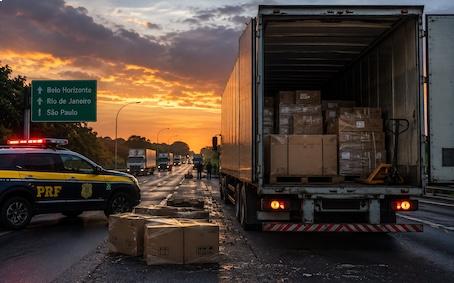 Roubo de cargas cai 47% no Rio, mas prejuízos preocupam 