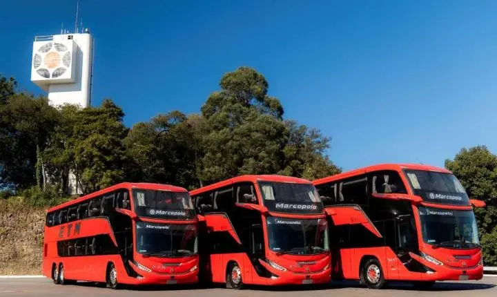  ETM, do Chile, renova frota com 36 ônibus Paradiso G8 1800 DD