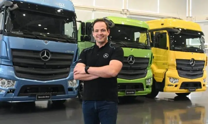 Mercedes-Benz projeta Fenatran 10% abaixo de 2024 e prevê mercado estável em 2027 