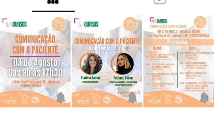 UNACCAM promove curso gratuito sobre comunicação humanizada com pacientes no Sindicato dos Motoristas 